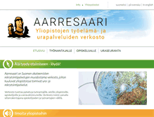 Tablet Screenshot of aarresaari.net
